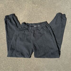 Brandy Melville Gray Track Pants with Elastic Waistband